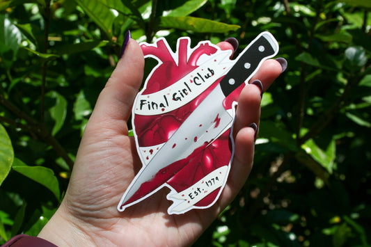 Final Girl Club Eco-Sticker
