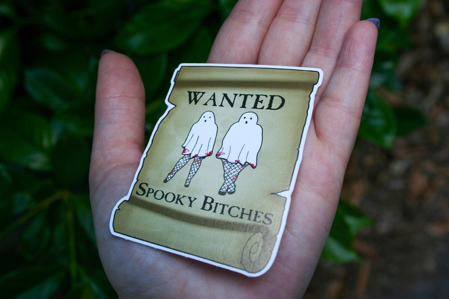 Spooky Bitches Eco-Sticker