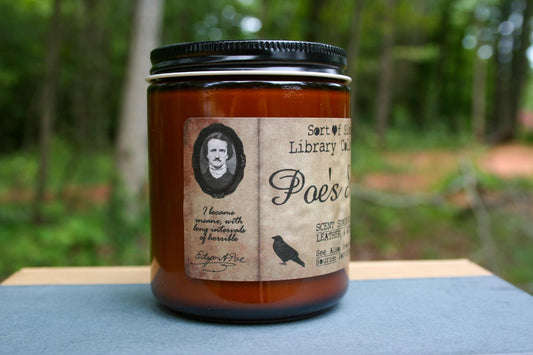 Edgar Allan Poe Candle