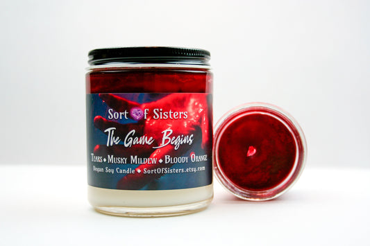 The Game Begins Candle