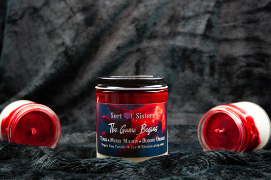 The Game Begins Candle